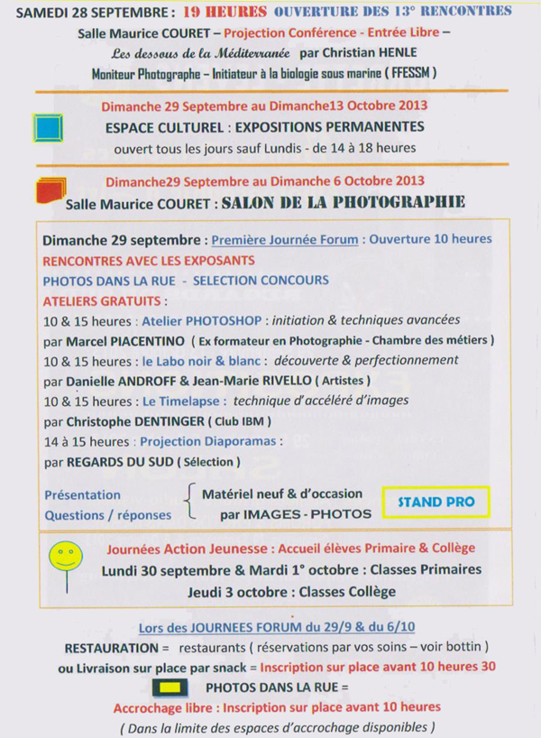 rencontre photographique du 10
